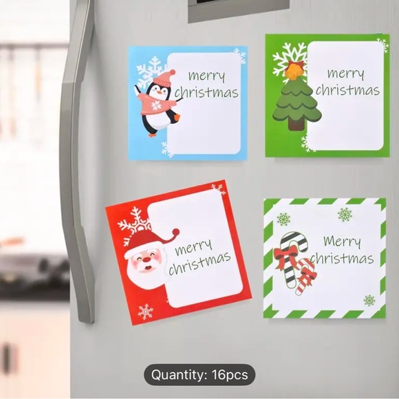 Festive Holiday Pen and Christmas Sticky Notes Pad 🎅🏻🎄☃️❄️🥶🎄🎅🏻☃️❄️🥶❄️❤️🎄❤️🎄❤️🎄 - Picture 7 of 9